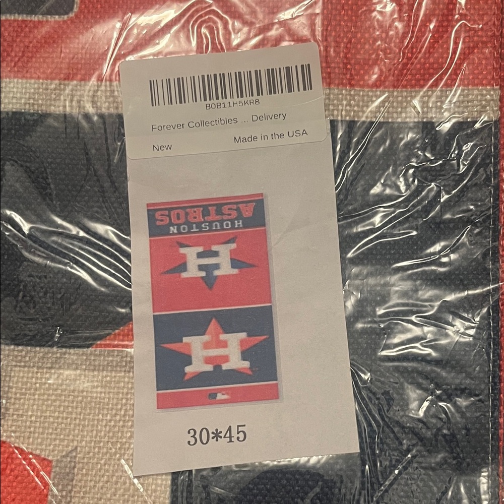 Forever Collectibles Houston Astros Red and Blue garden banner